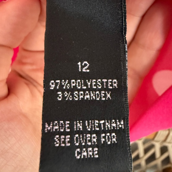 Alyx Pink and White Polka Dot Dress Size 12 EUC - Picture 5 of 5